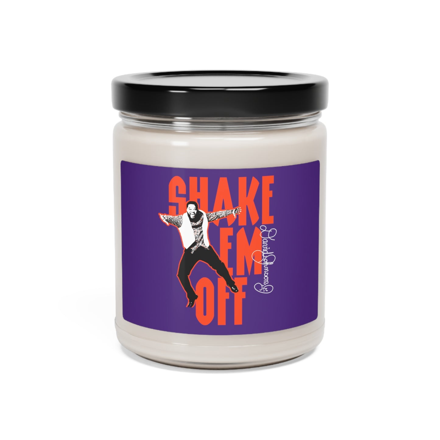 "Shake Em Off," Scented Soy Candle, Purple