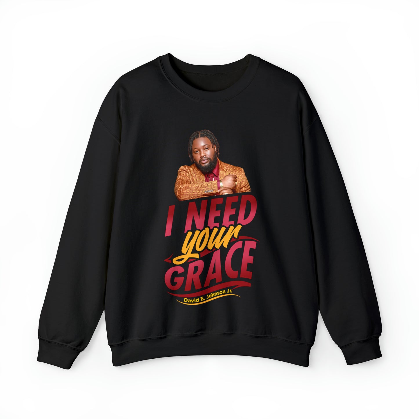 "I Need Your Grace" Graphic Unisex Heavy Blend™ Crewneck Sweatshirt