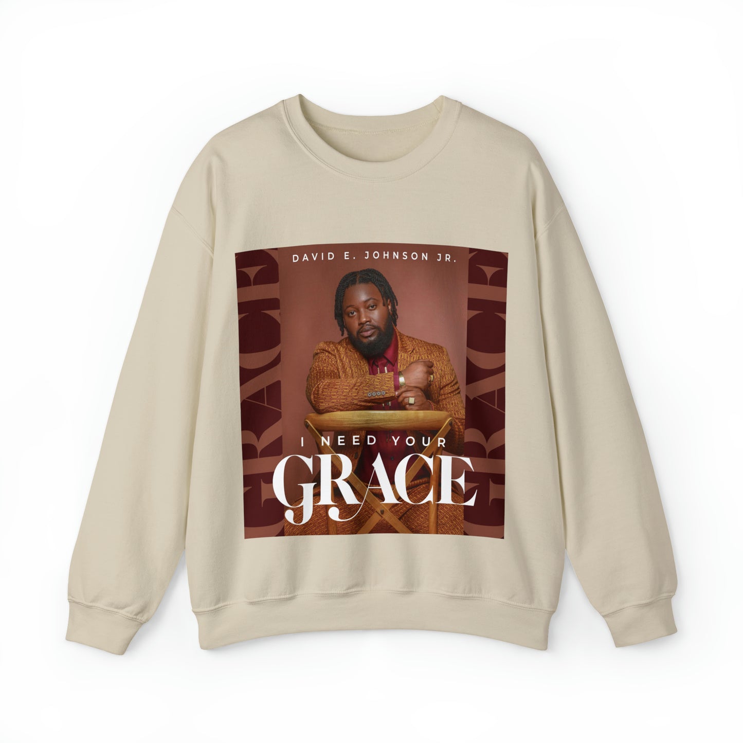 "I Need Your Grace" Cover Unisex Heavy Blend™ Crewneck Sweatshirt
