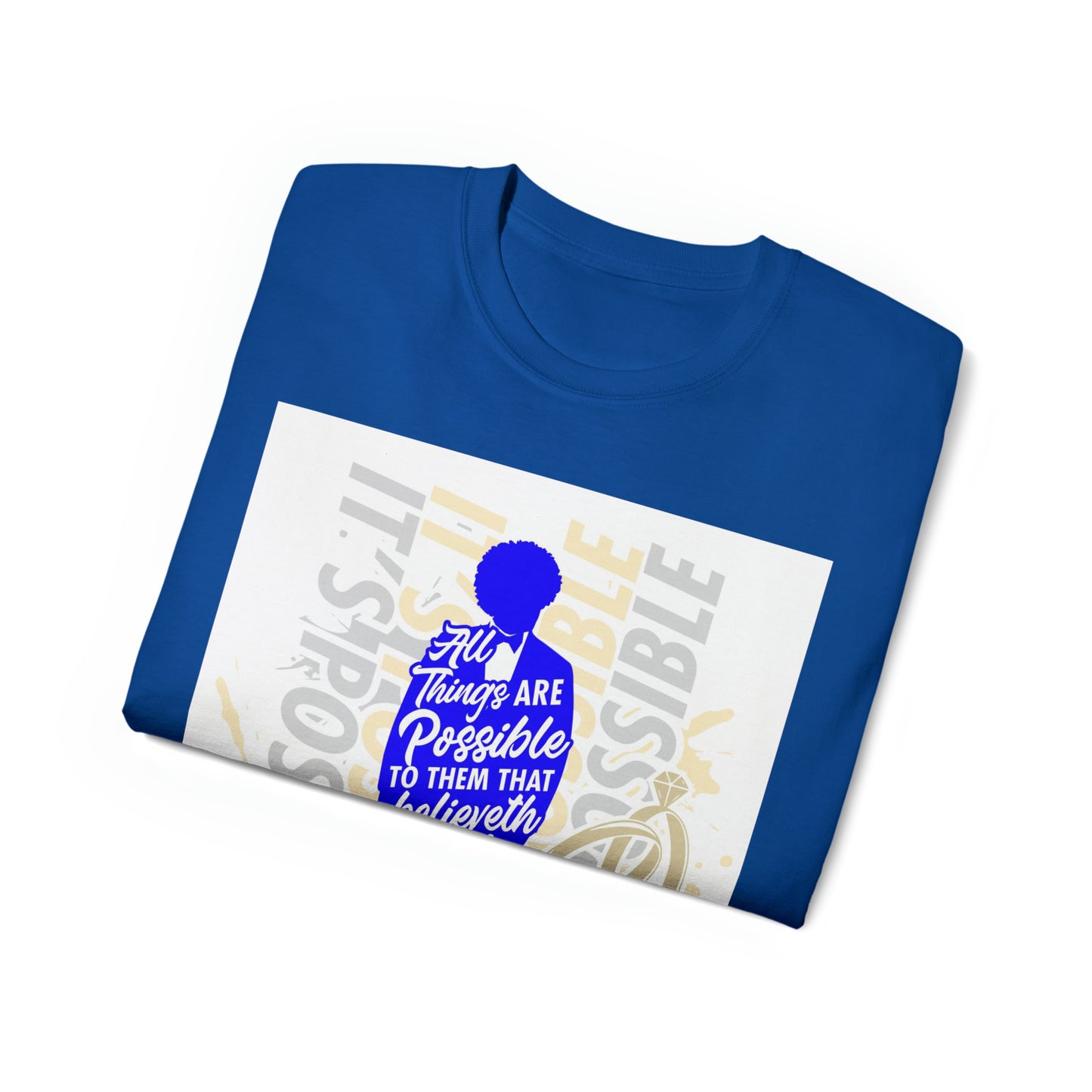 "It's Possible" Single T-Shirt (Blue)
