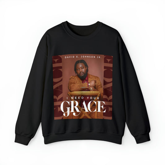 "I Need Your Grace" Cover Unisex Heavy Blend™ Crewneck Sweatshirt