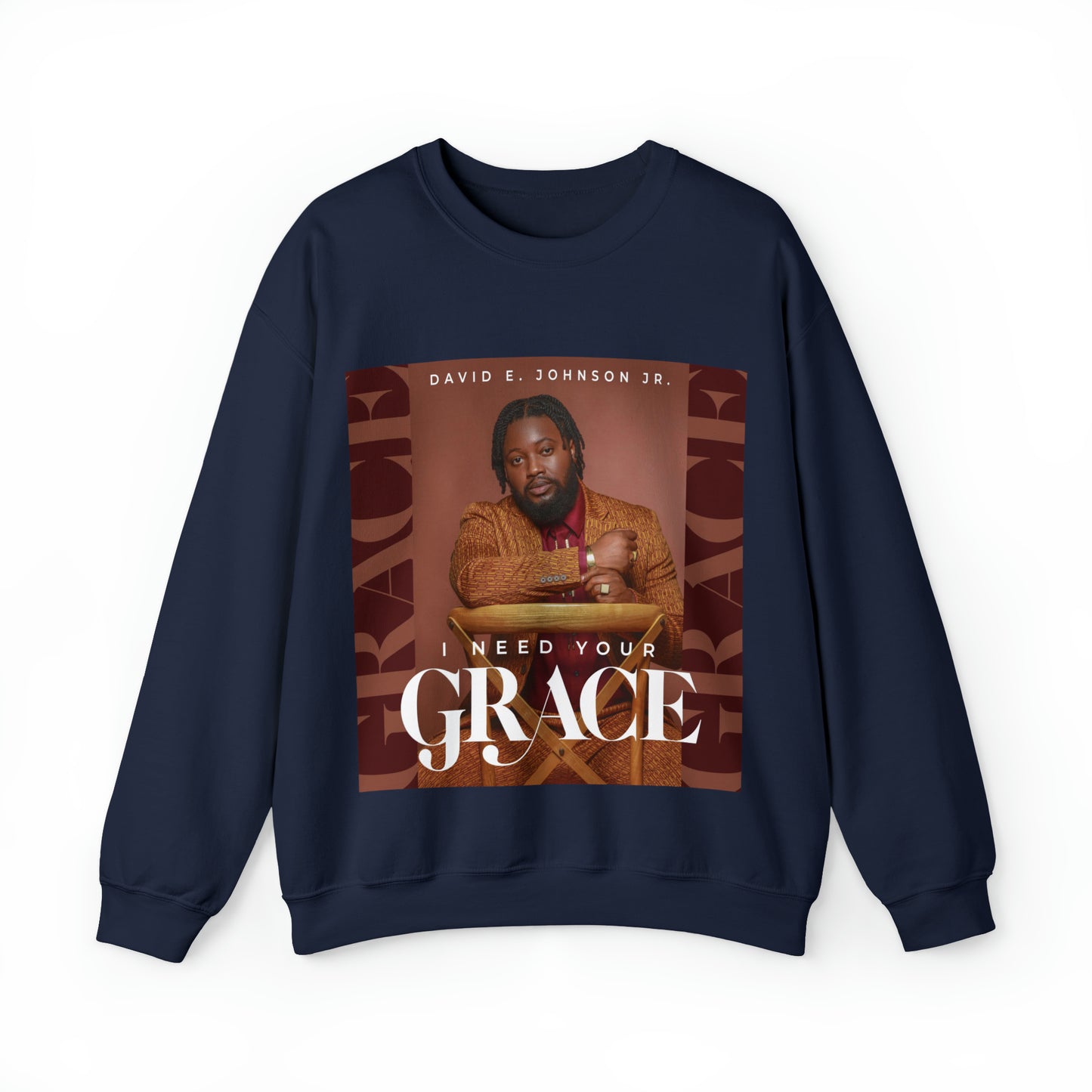 "I Need Your Grace" Cover Unisex Heavy Blend™ Crewneck Sweatshirt