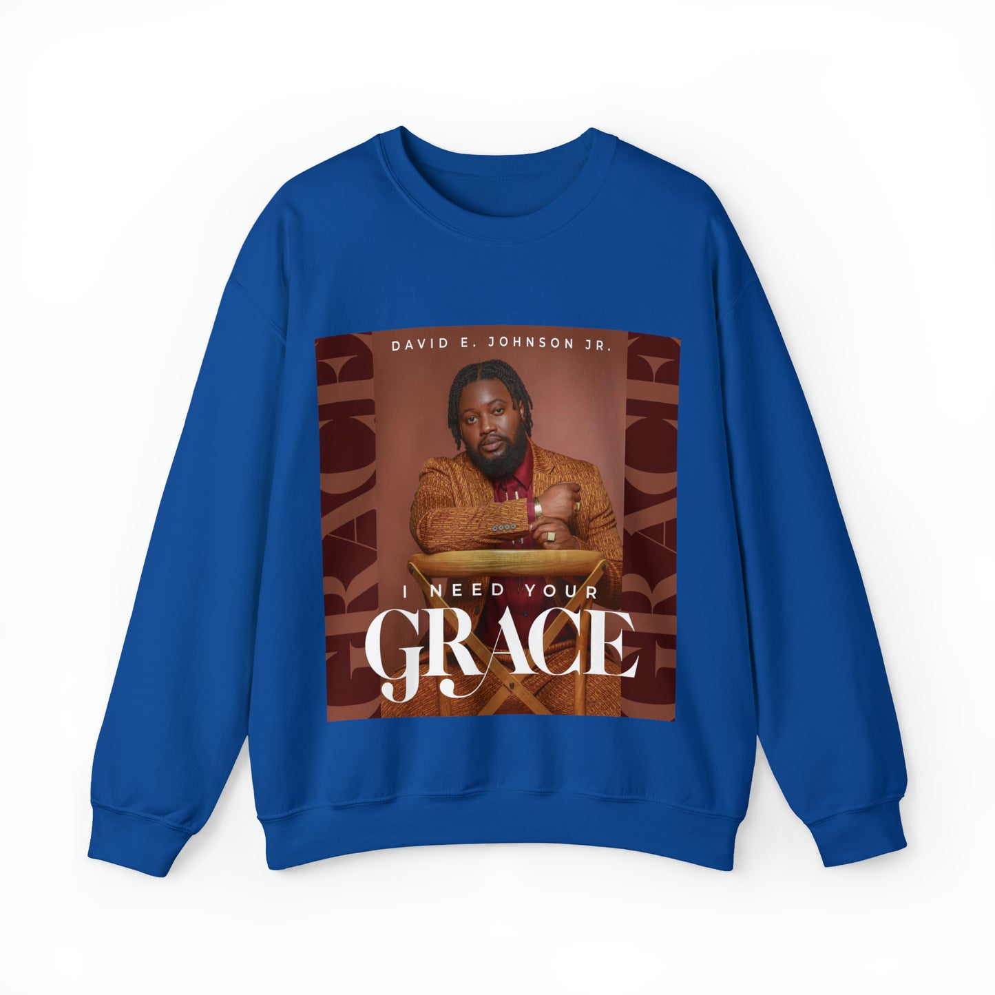"I Need Your Grace" Cover Unisex Heavy Blend™ Crewneck Sweatshirt