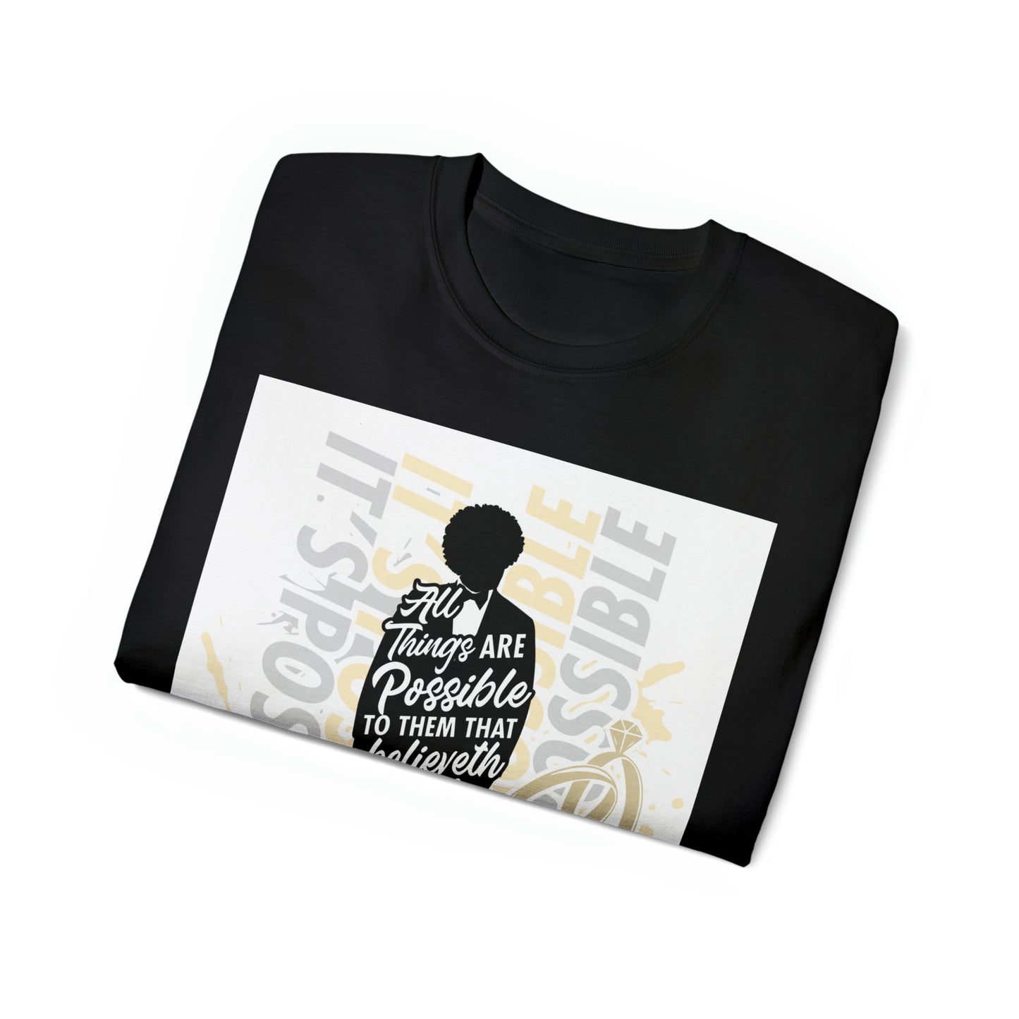 "It's Possible" Single T-Shirt (Black)