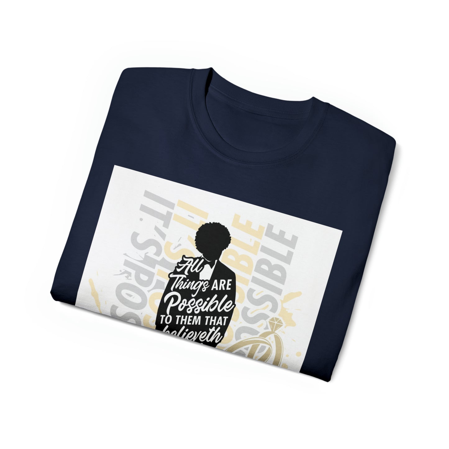 "It's Possible" Single T-Shirt (Black)
