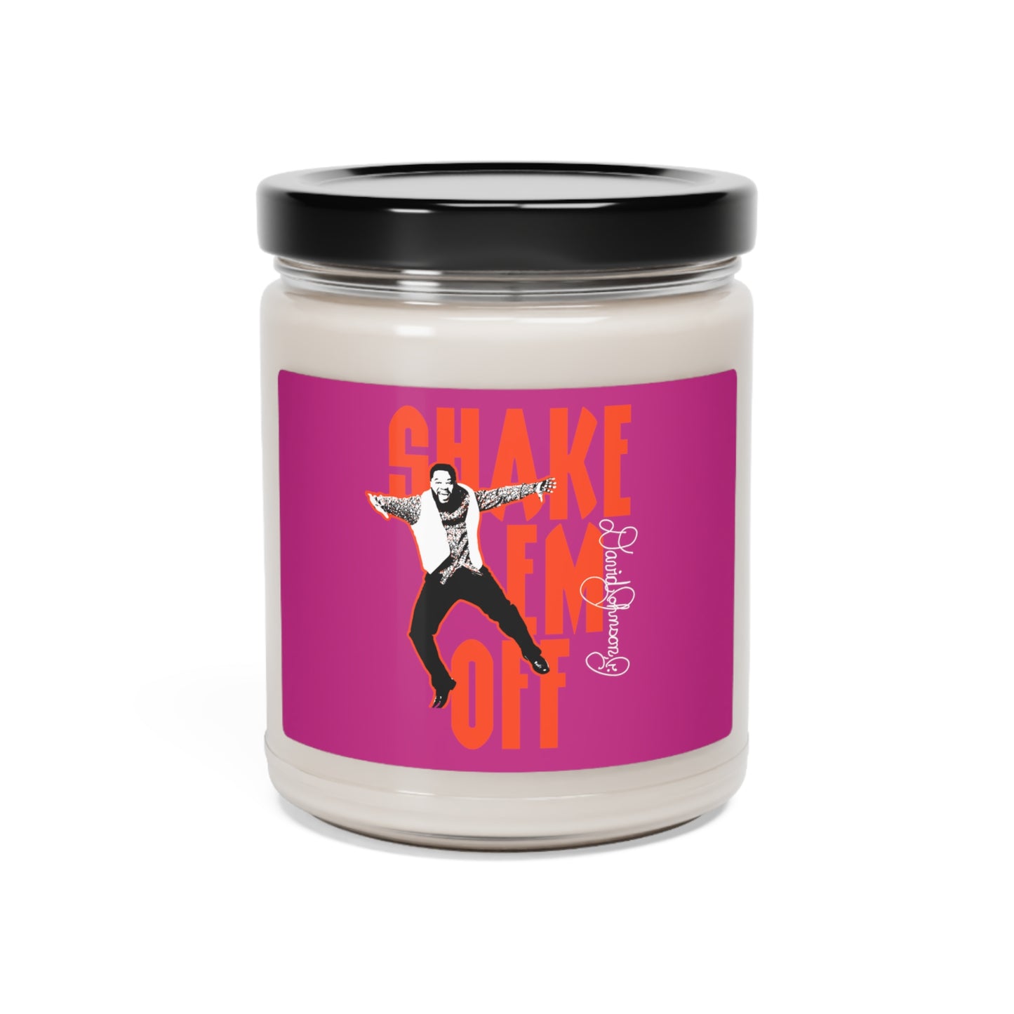 "Shake Em Off," Scented Soy Candle, Pink