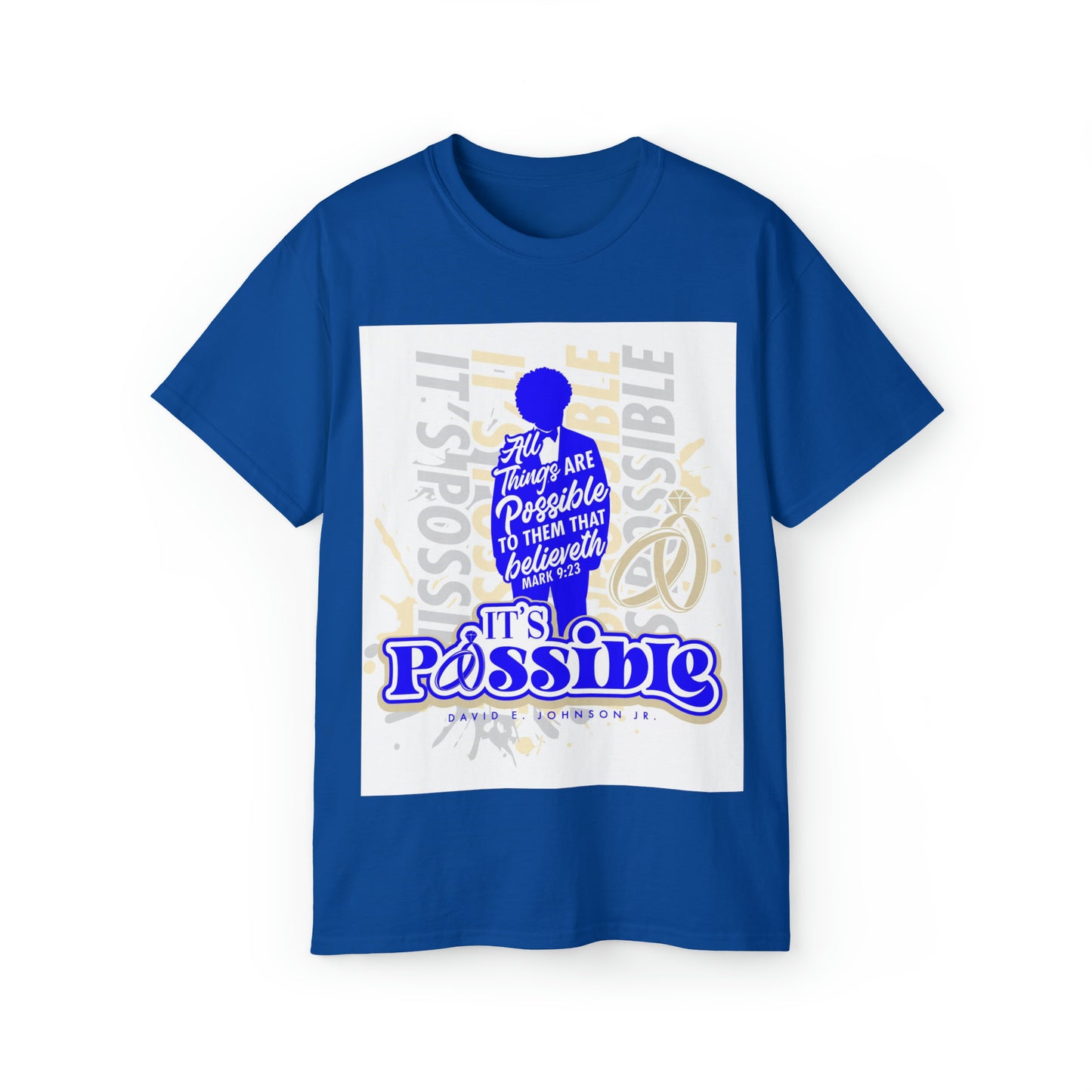 "It's Possible" Single T-Shirt (Blue)