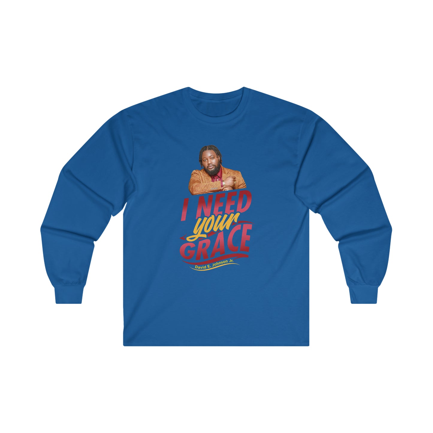 "I Need Your Grace" Cover Graphic Long Sleeve T-Shirt