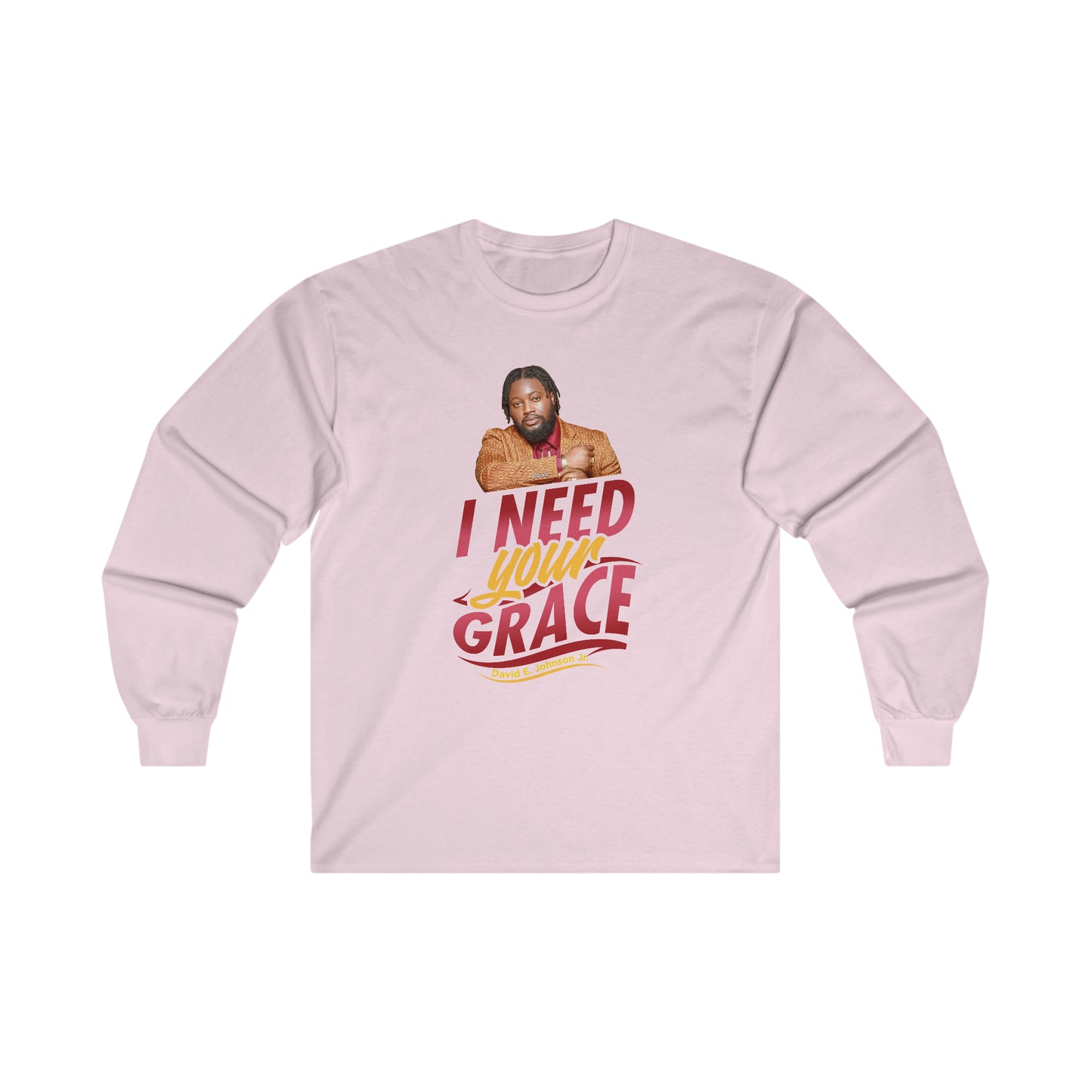 "I Need Your Grace" Cover Graphic Long Sleeve T-Shirt