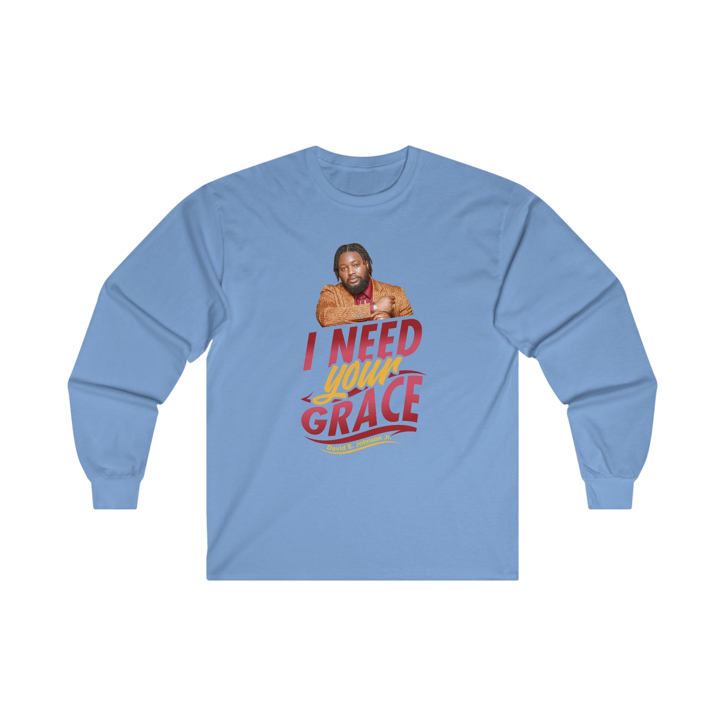 "I Need Your Grace" Cover Graphic Long Sleeve T-Shirt