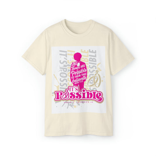 "It's Possible" Single T-Shirt (Pink)