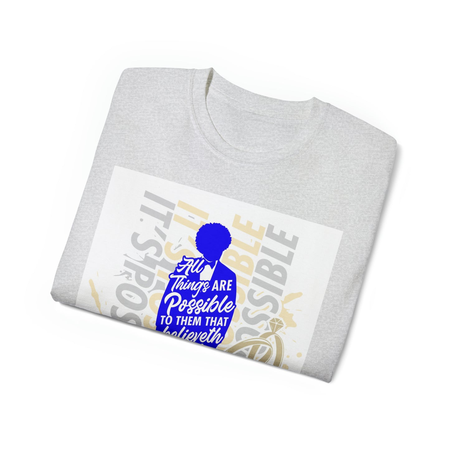 "It's Possible" Single T-Shirt (Blue)