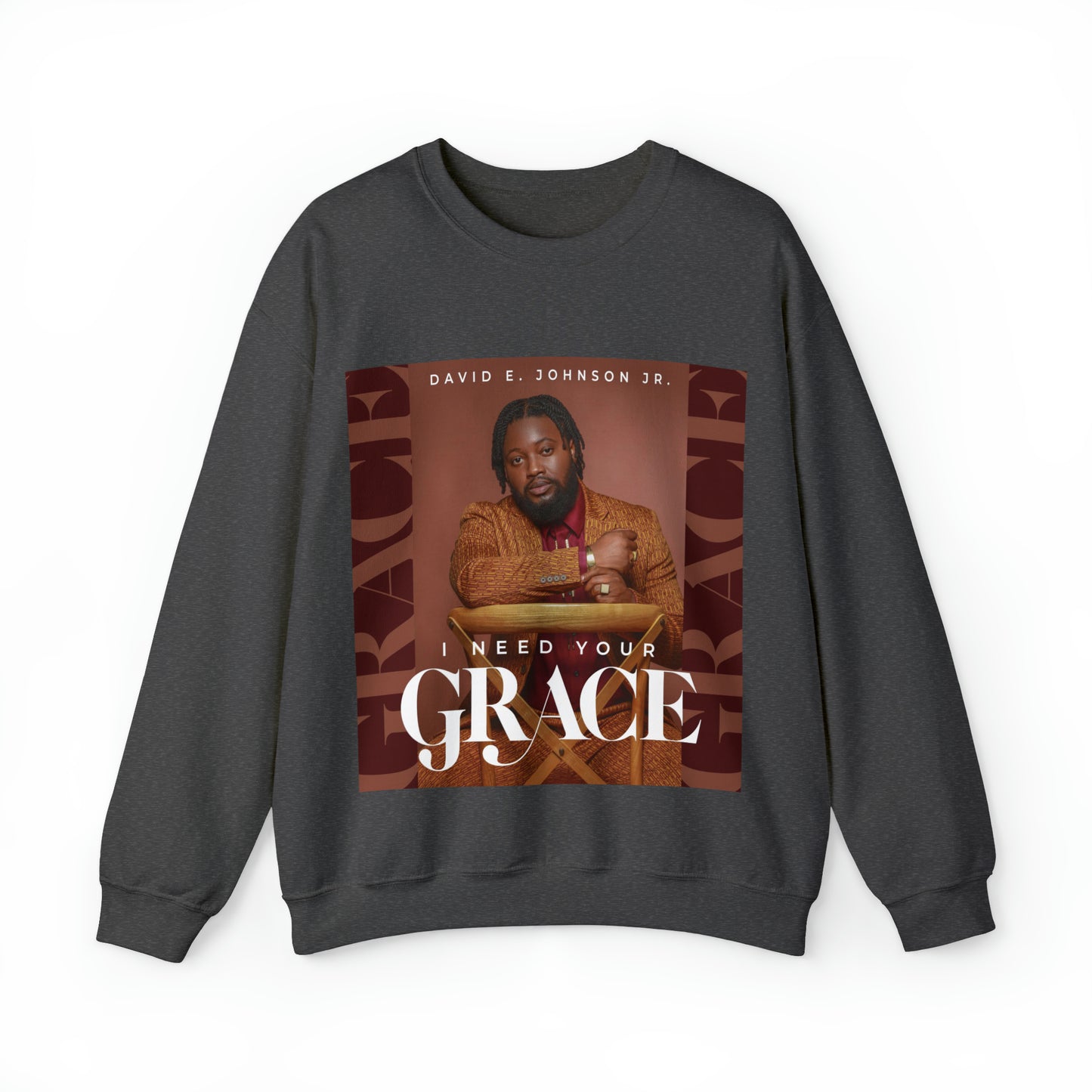 "I Need Your Grace" Cover Unisex Heavy Blend™ Crewneck Sweatshirt