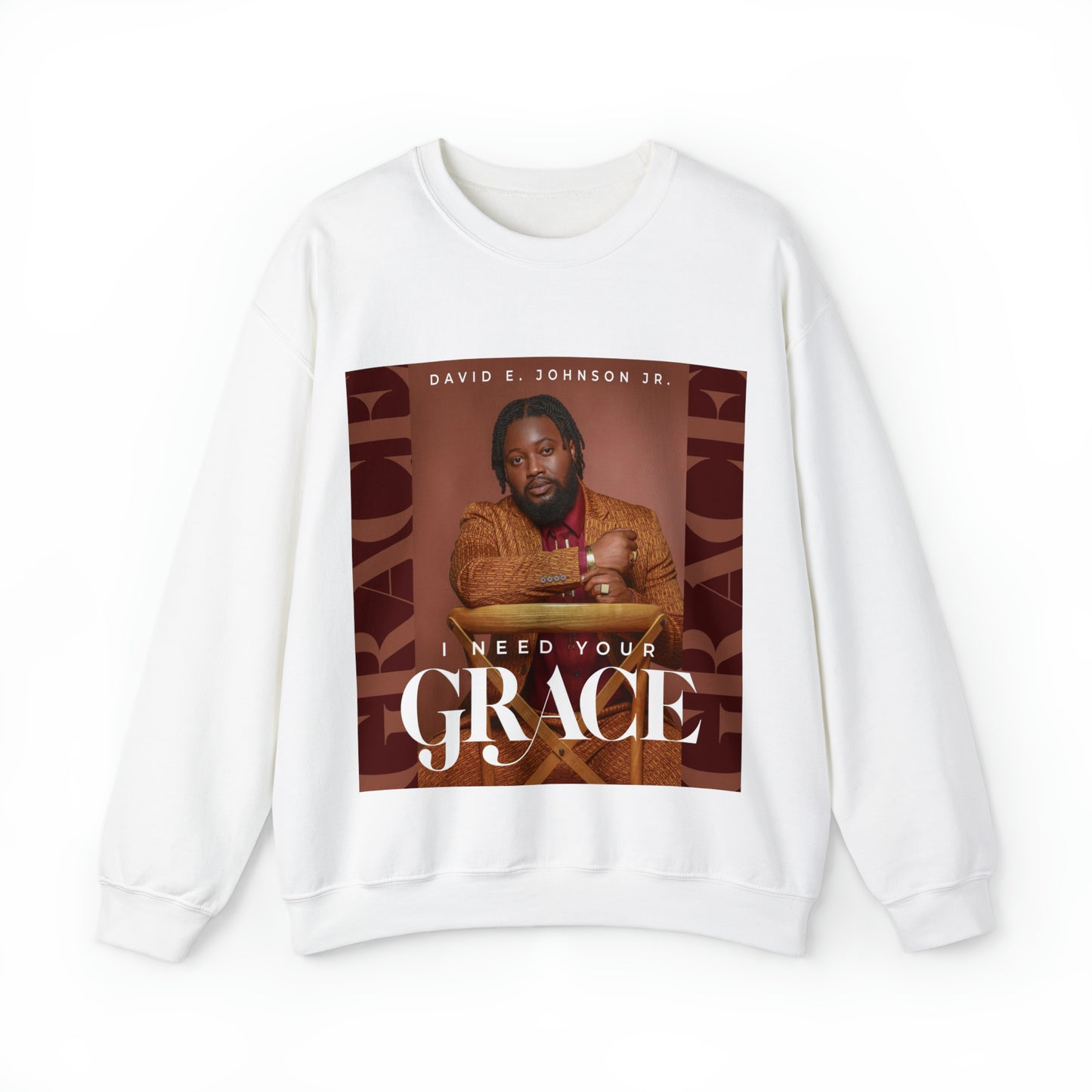 "I Need Your Grace" Cover Unisex Heavy Blend™ Crewneck Sweatshirt