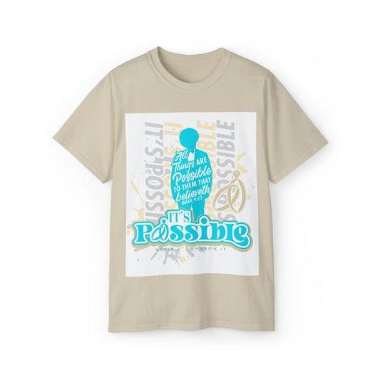 "It's Possible" Single T-Shirt (Teal)