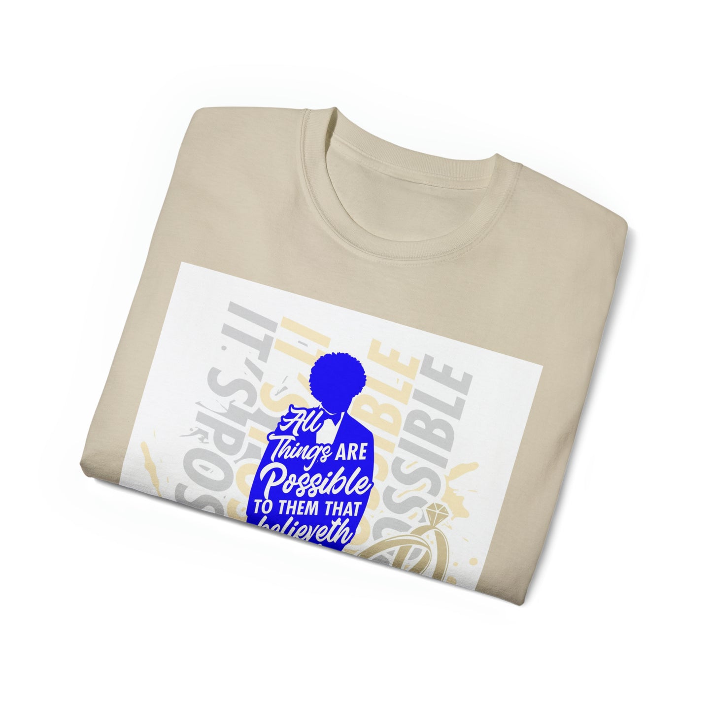 "It's Possible" Single T-Shirt (Blue)