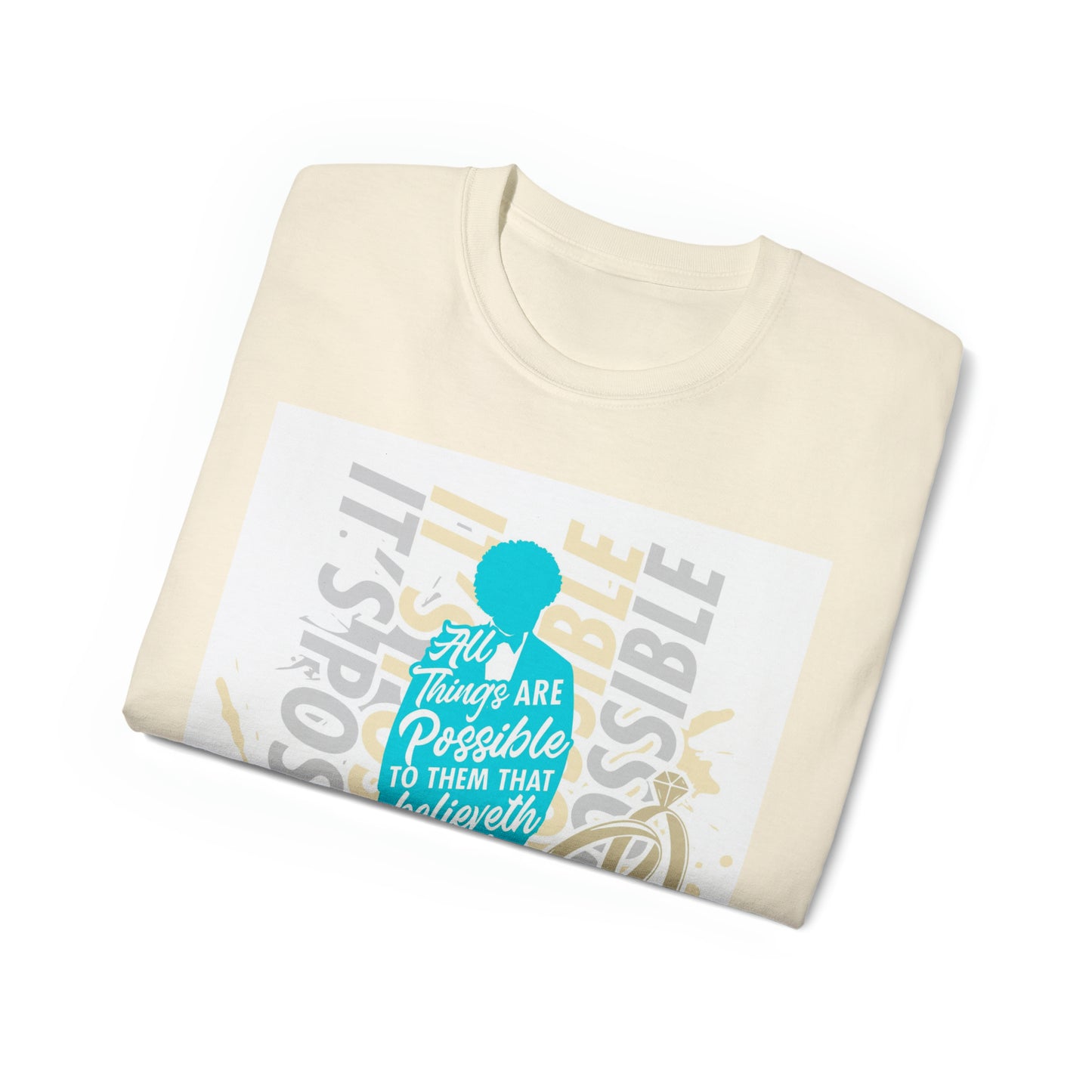 "It's Possible" Single T-Shirt (Teal)