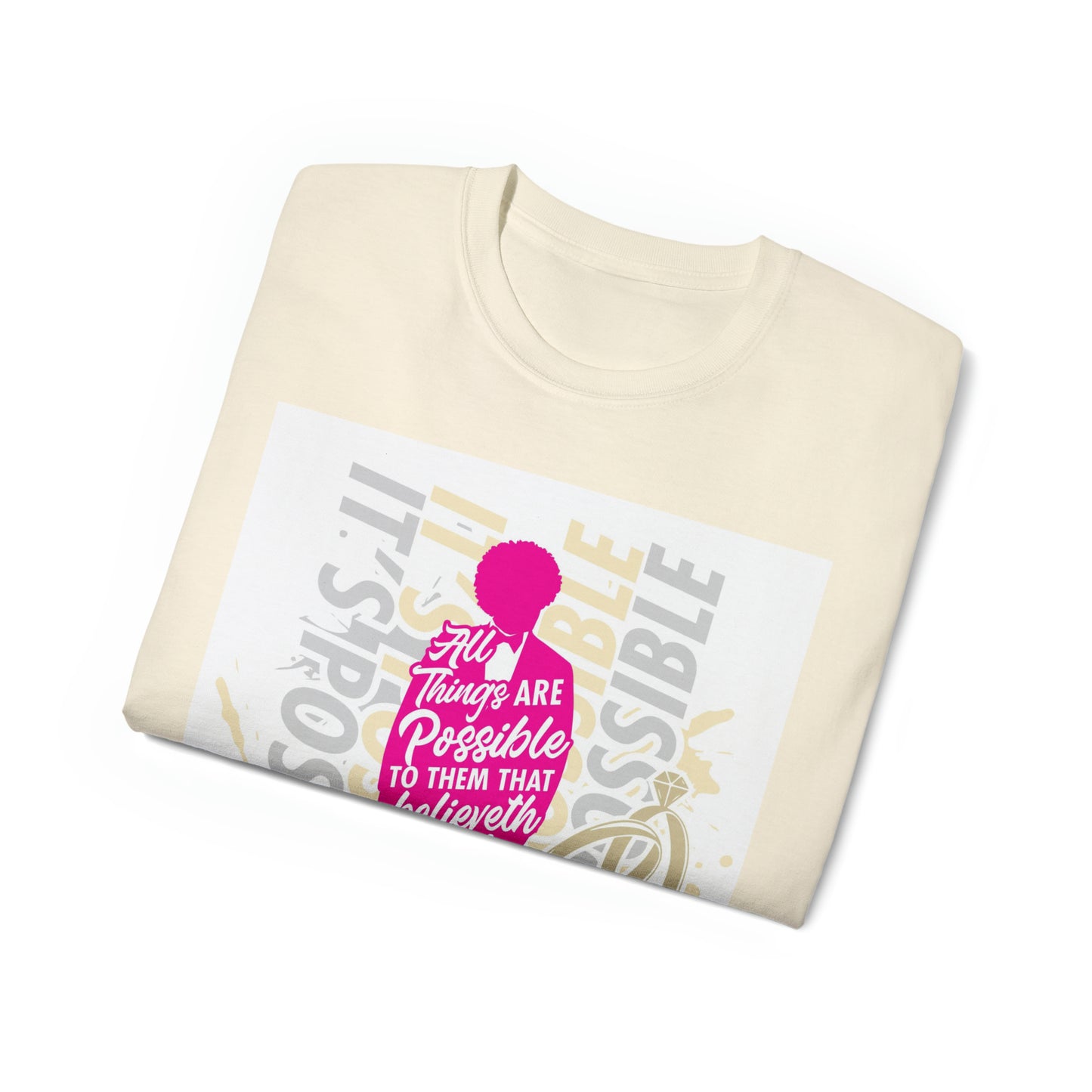"It's Possible" Single T-Shirt (Pink)