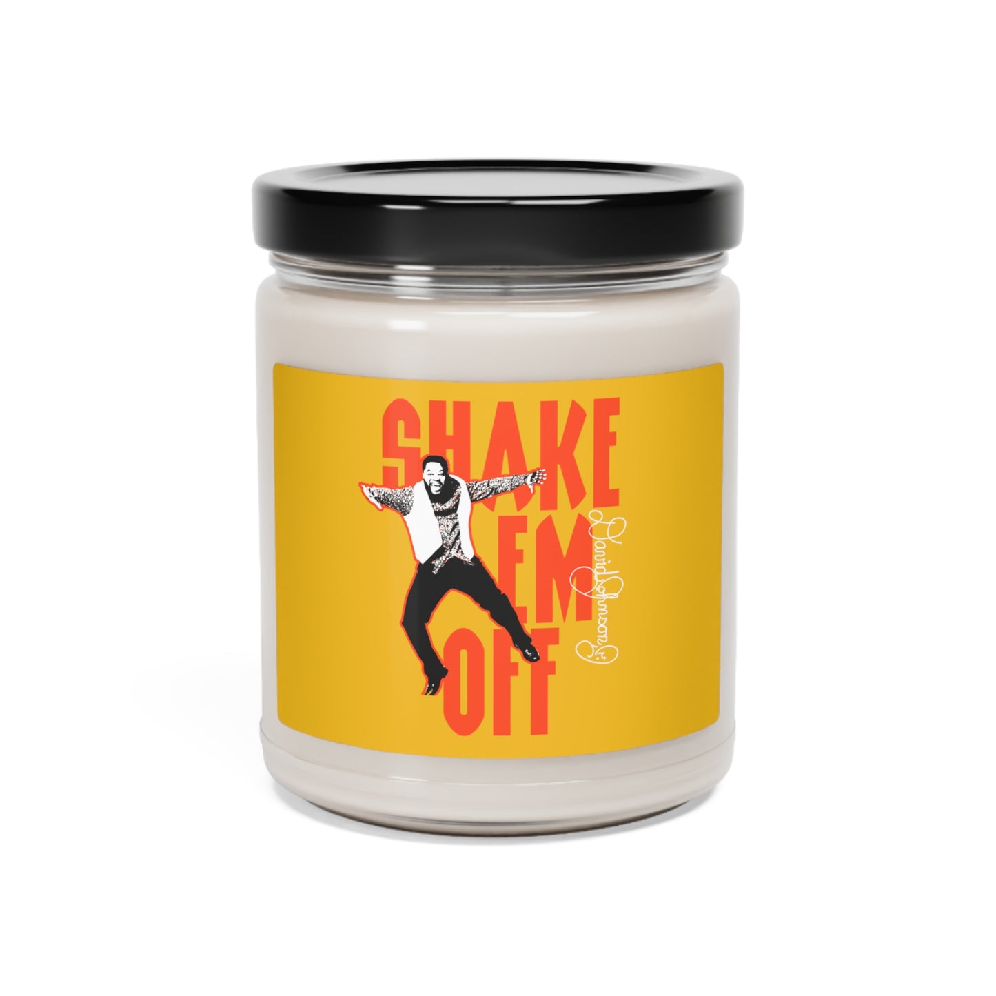 "Shake Em Off," Scented Soy Candle, Yellow
