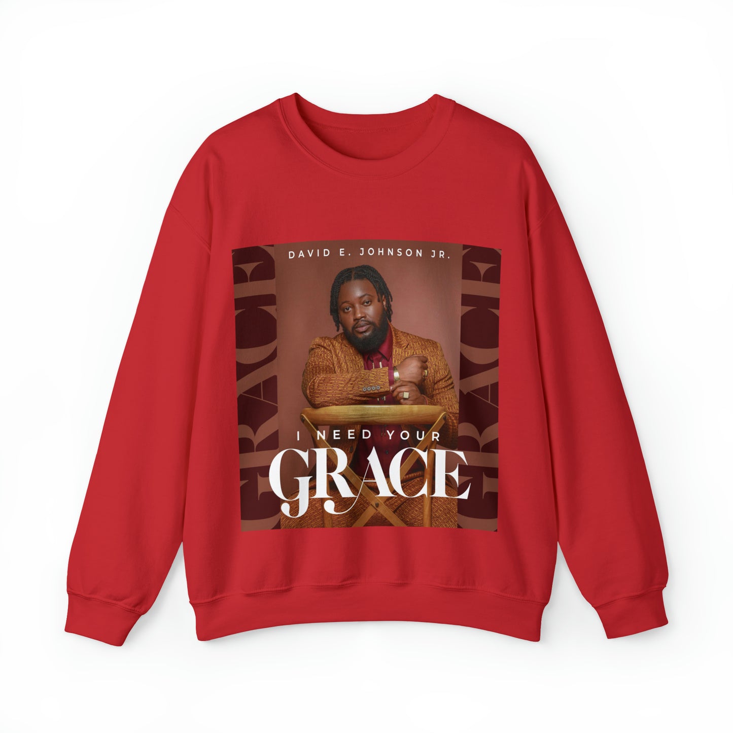"I Need Your Grace" Cover Unisex Heavy Blend™ Crewneck Sweatshirt