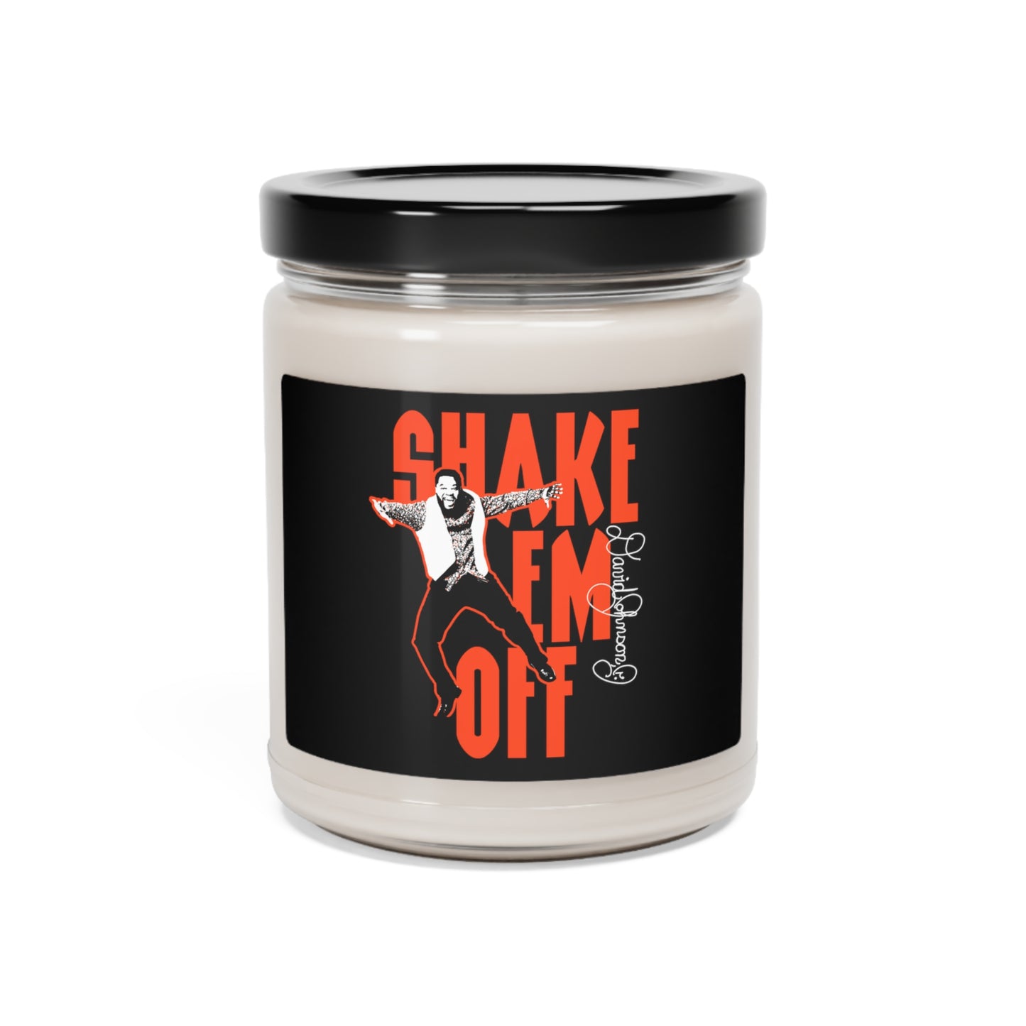 "Shake Em Off," Scented Soy Candle, Black