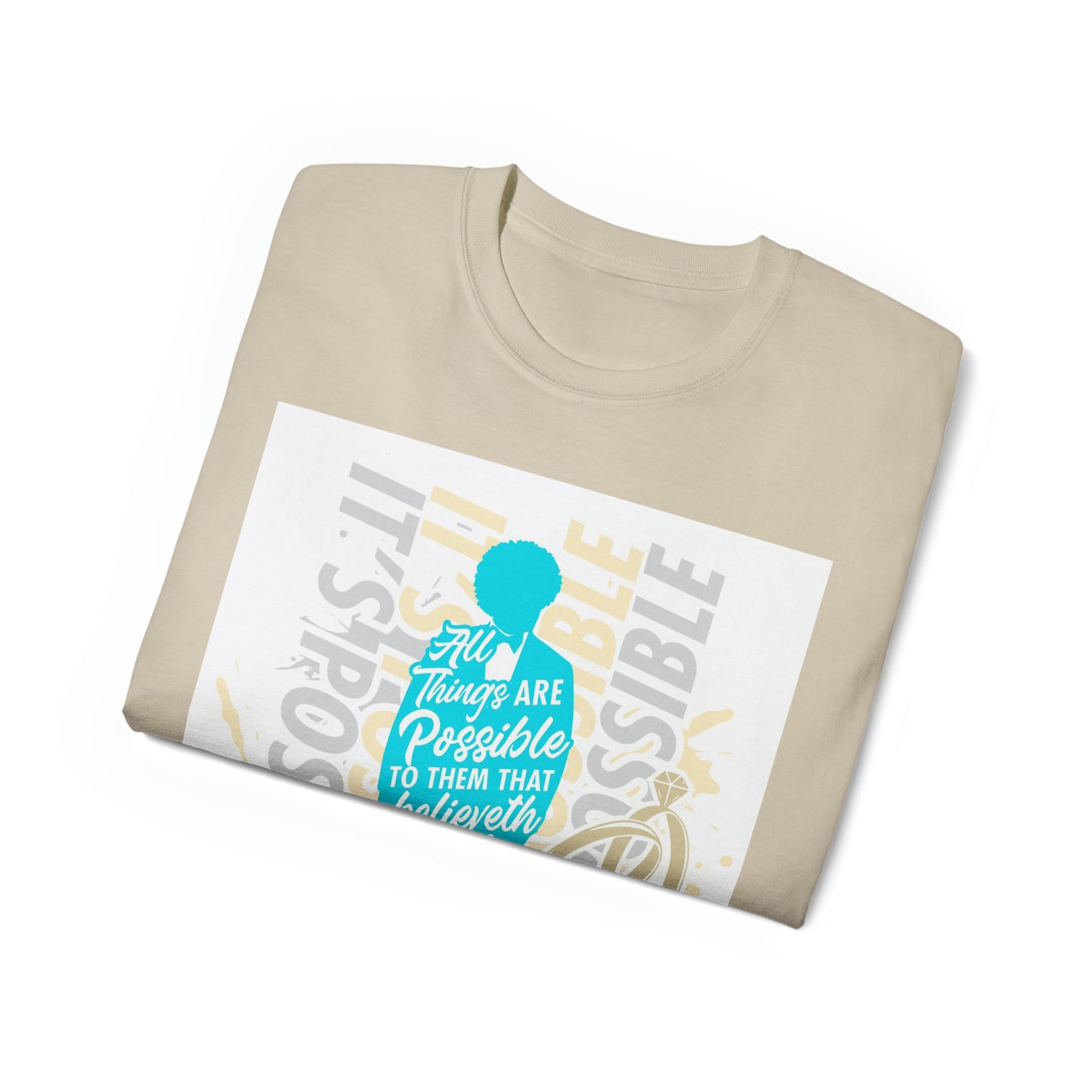 "It's Possible" Single T-Shirt (Teal)