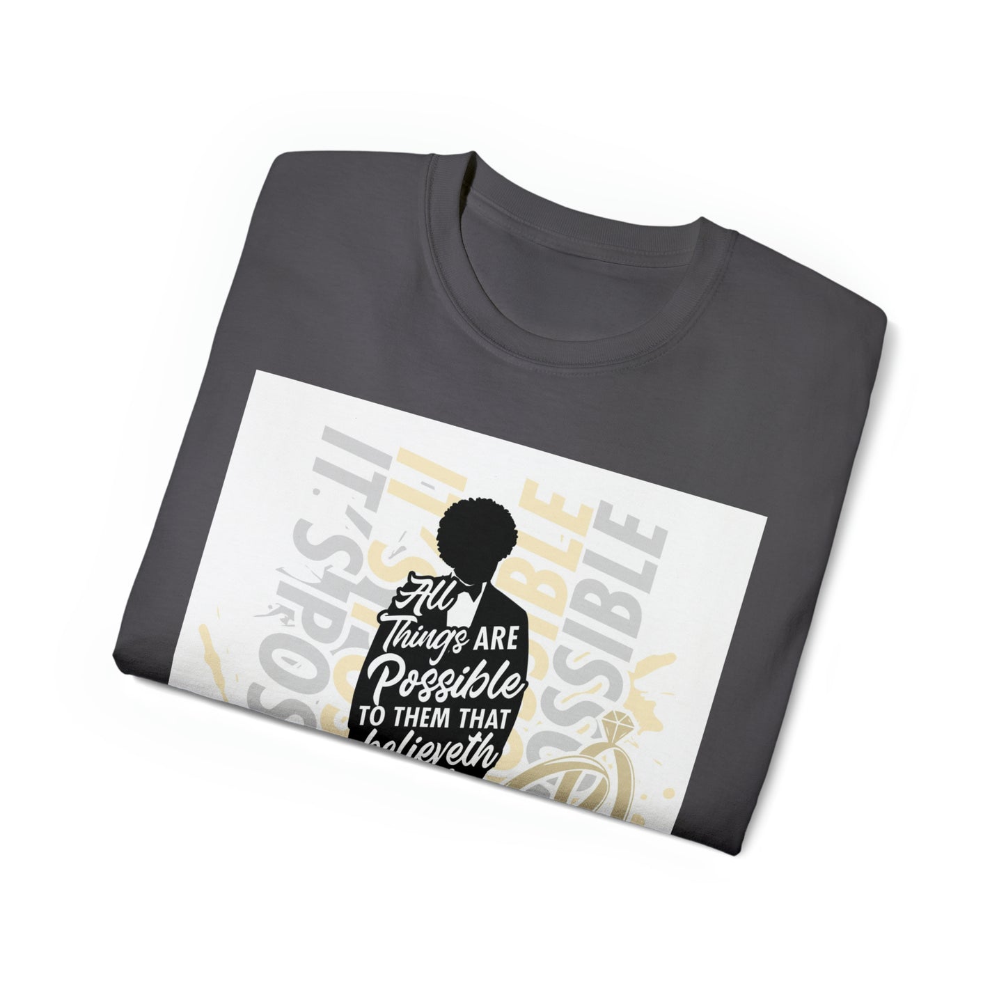 "It's Possible" Single T-Shirt (Black)