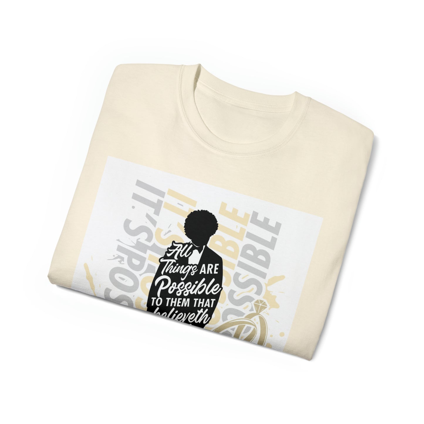 "It's Possible" Single T-Shirt (Black)