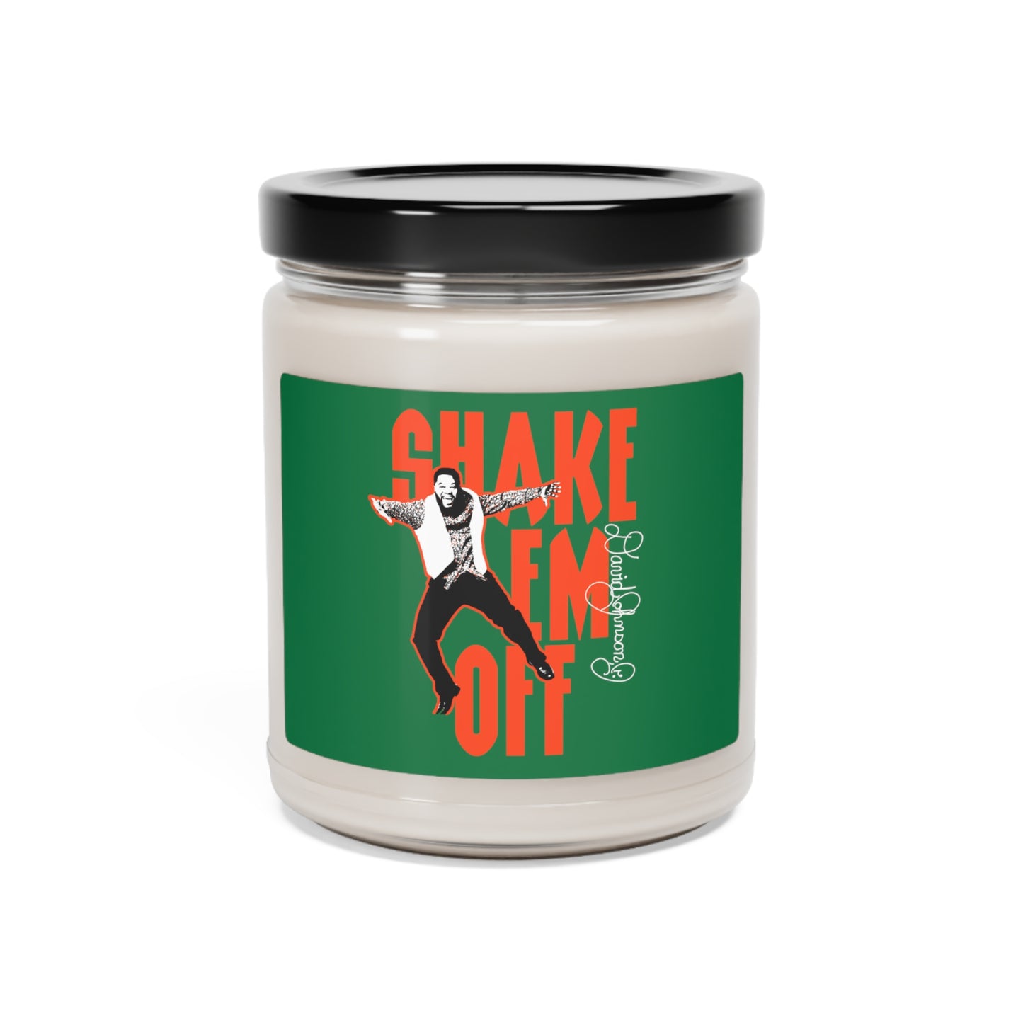 "Shake Em Off," Scented Soy Candle, Green
