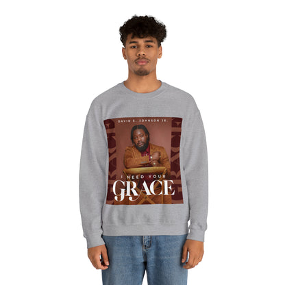 "I Need Your Grace" Cover Unisex Heavy Blend™ Crewneck Sweatshirt