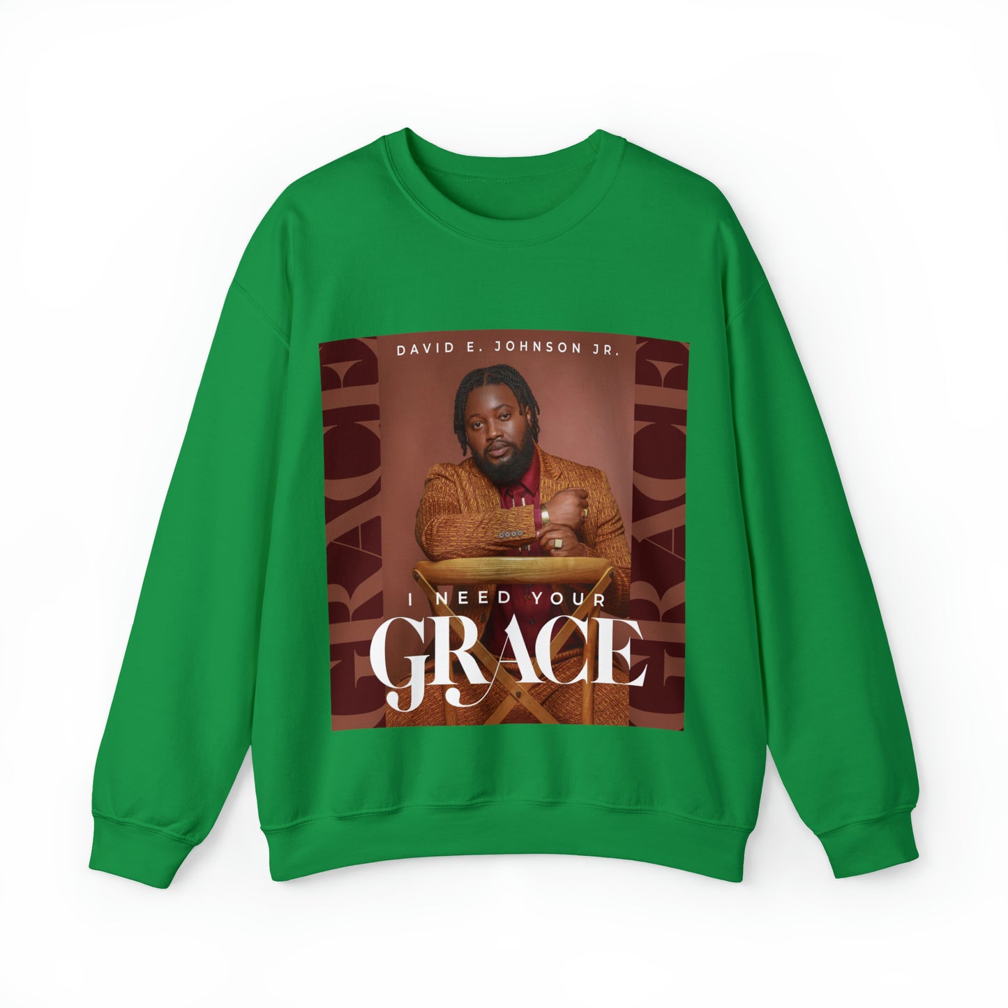 "I Need Your Grace" Cover Unisex Heavy Blend™ Crewneck Sweatshirt