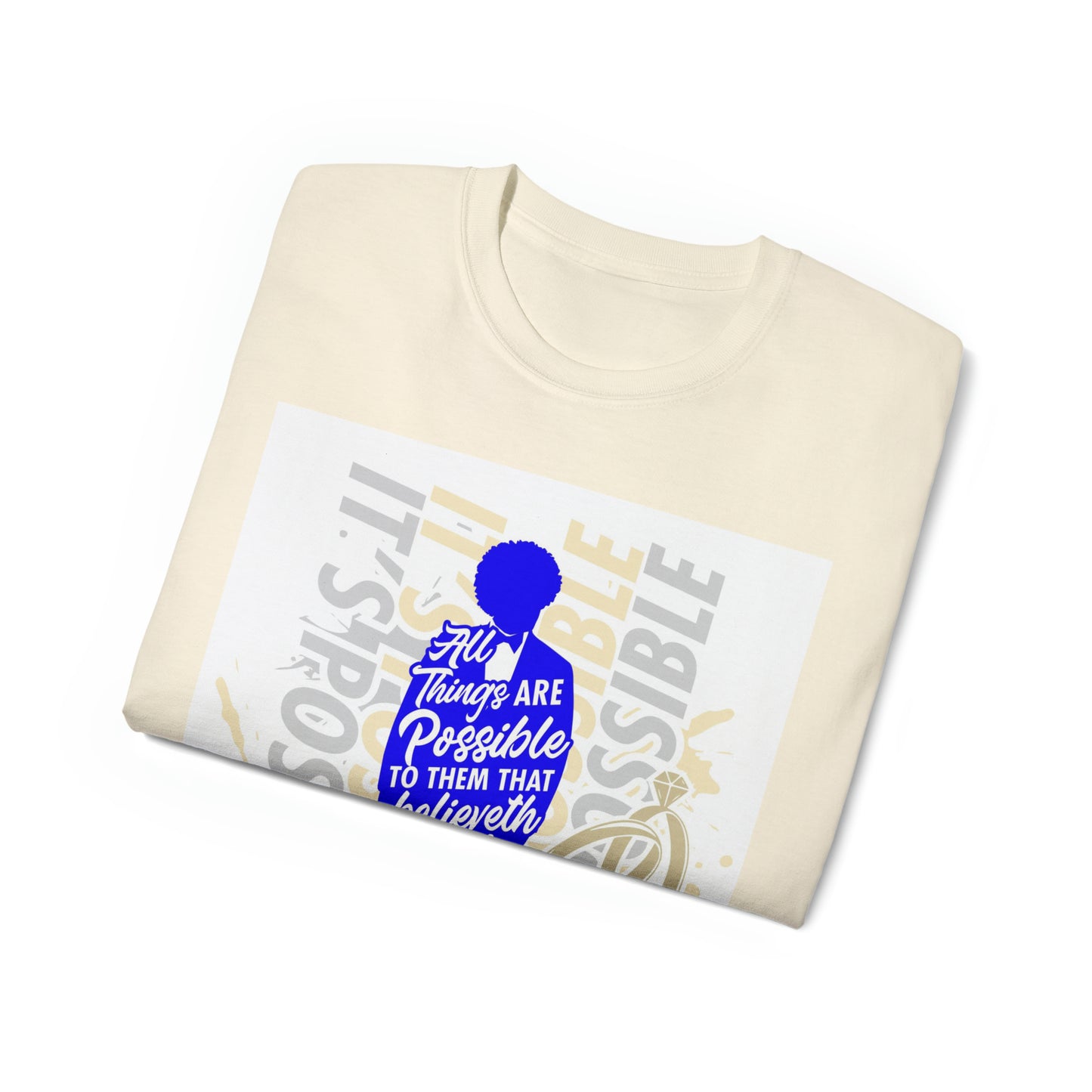 "It's Possible" Single T-Shirt (Blue)