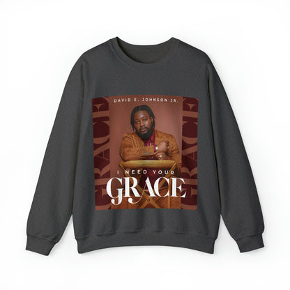 "I Need Your Grace" Cover Unisex Heavy Blend™ Crewneck Sweatshirt