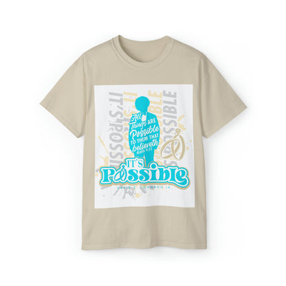 "It's Possible" Single T-Shirt (Teal)