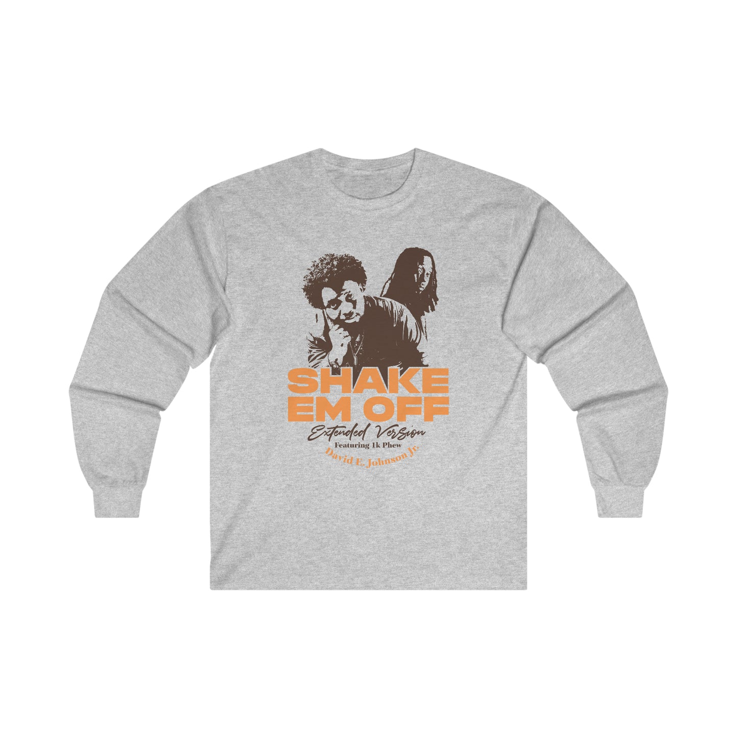 "Shake Em Off [Extended]" Graphic I Long Sleeve T-Shirt