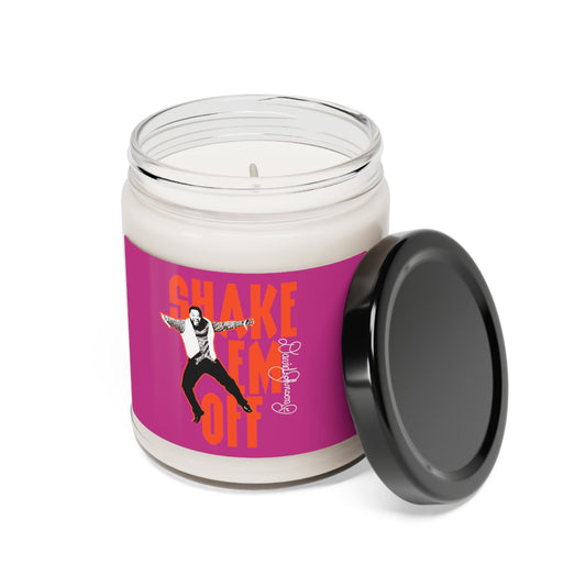 "Shake Em Off," Scented Soy Candle, Pink